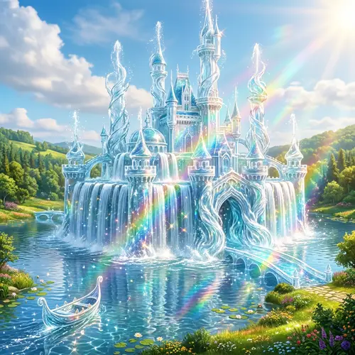 Magical Water Castle: A Mesmerizing Sight
