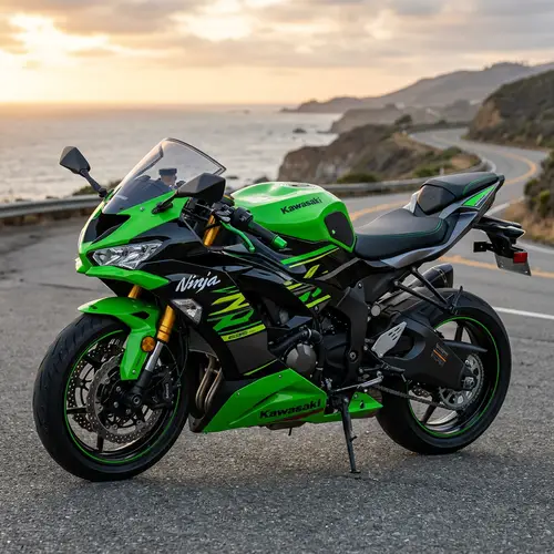 Detailed Visual Representation of Kawasaki Ninja 636