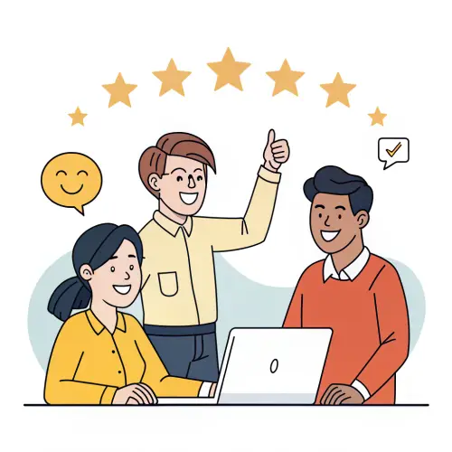 Our Wishes: Team Showcase in Simple Design