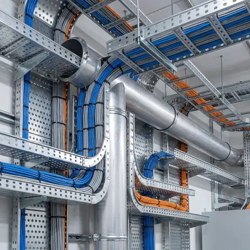 Rolled Flanged Perforated Cable Tray for Efficient Cable Management