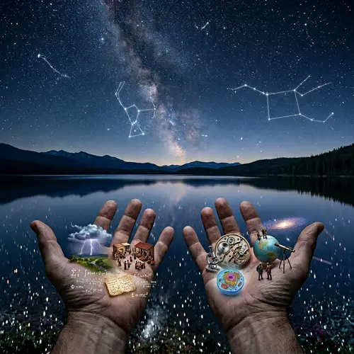 Vastness of Explanatory Reach | Miniature Scenes & Calm Lake