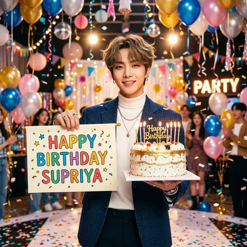 Beomgyu from TXT Wishes Happy Birthday Supriya