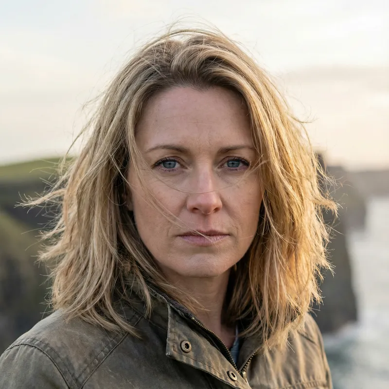 Determined Blonde Woman - Strength & Resilience