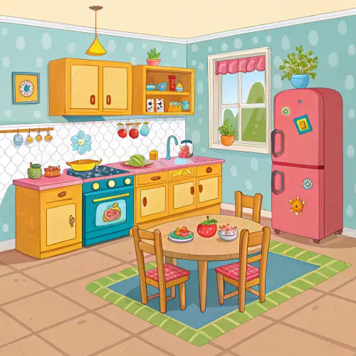 Charming Cartoon Kitchen Designs for Your Home