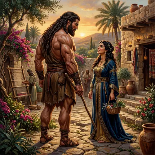 Samson and Delilah: Their Fateful Meeting