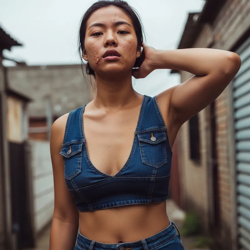 Beautiful Model with Realistic Features