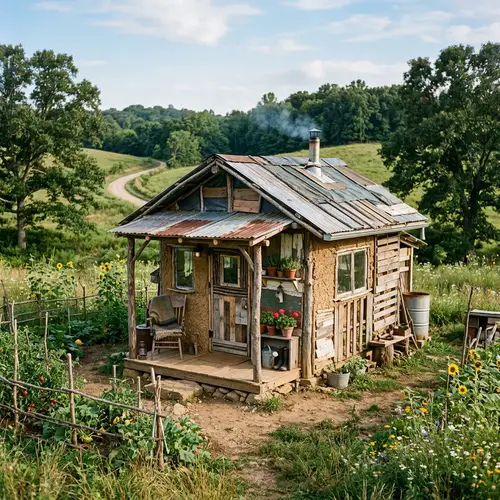 Creative $10 Budget Home Design in Rural Setting