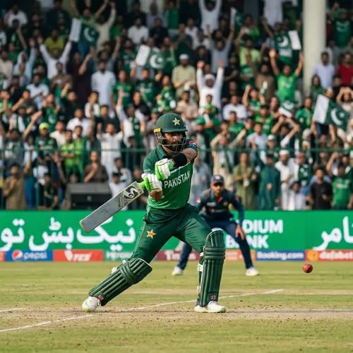 Babar Azam: Talented Pakistani Cricketer in Action