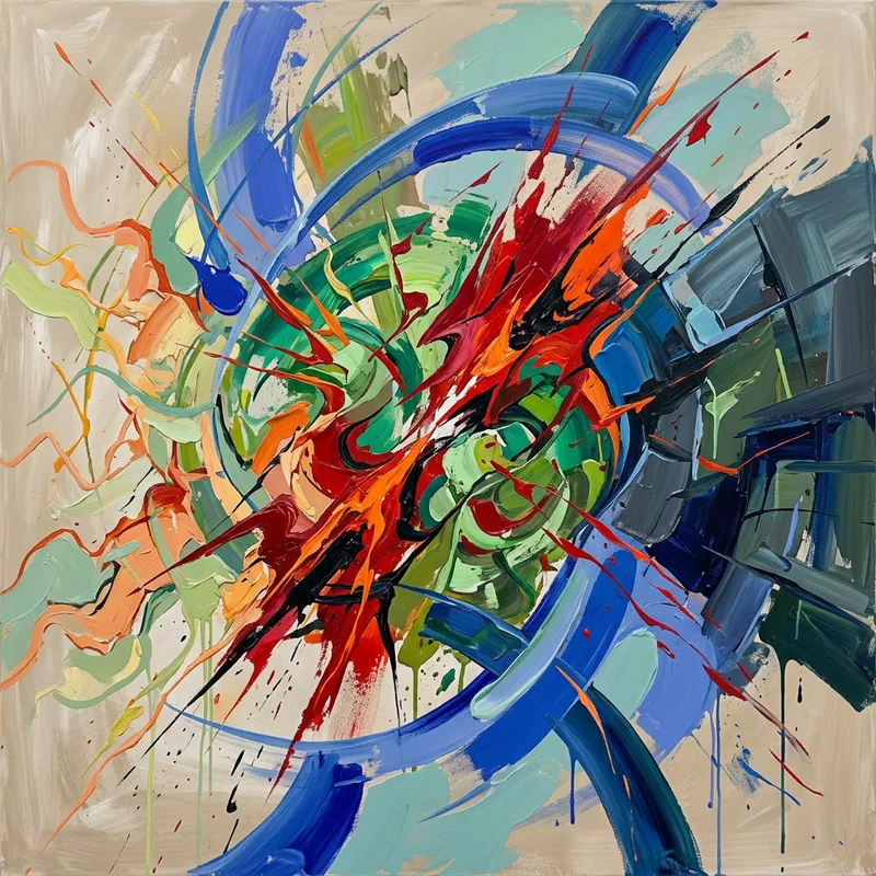 Debt Dispute Abstract Art