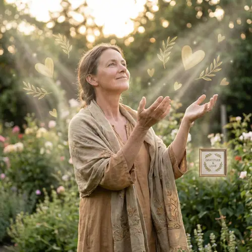 Ethereal Beauty with Aura of Warmth and Kindness