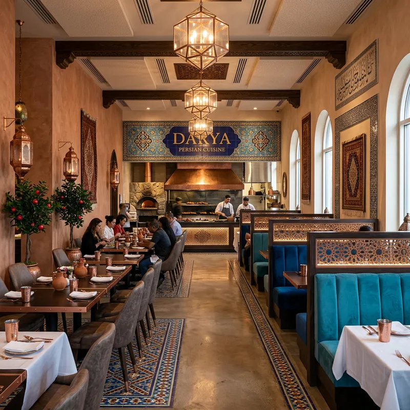 Elegant Persian Cuisine Restaurant Interior Design Elegant Persian Cuisine Restaurant Interior Design