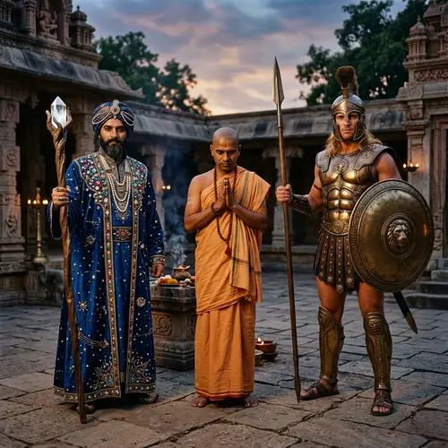 Mythical Characters: Magician, Priest, and Warrior