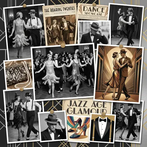 1920s & 1930s Fashion Mood Board: Dance Showcase Attire