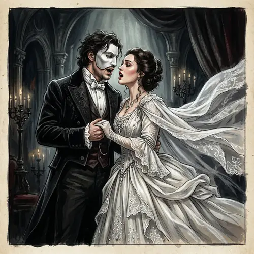 Phantom-Inspired Duet Costume Design