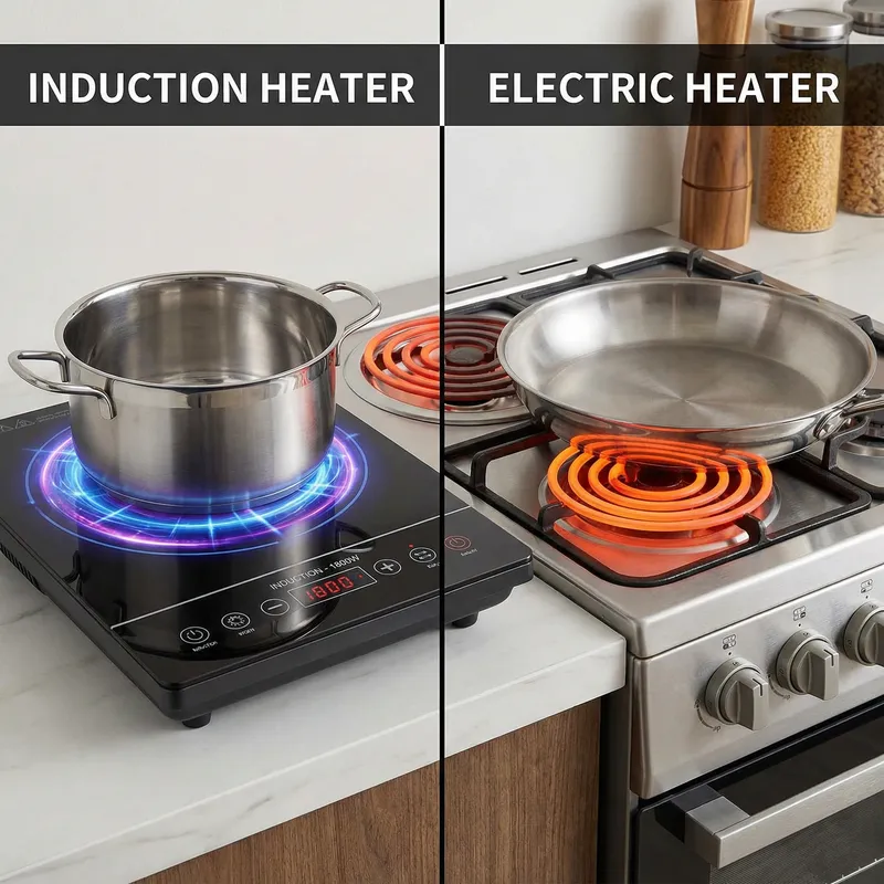 Comparing Induction Heater vs Electric Heater