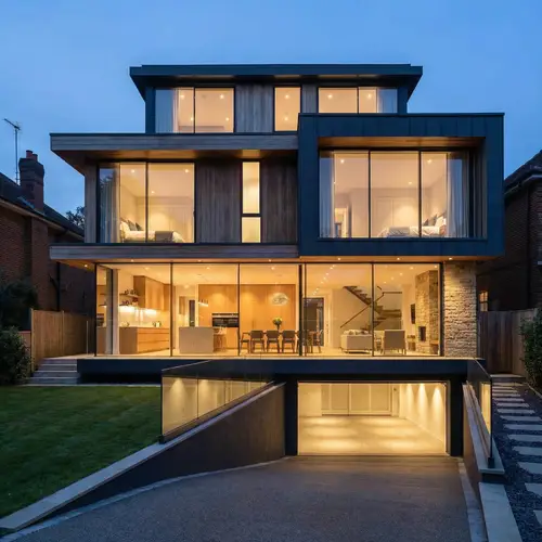 Luxurious 5-Bedroom House with 7 Bathrooms and Underground Garage