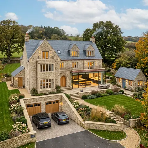 Luxury Stone House with 5 Bedrooms & Home Gym | Unique Garage Placement