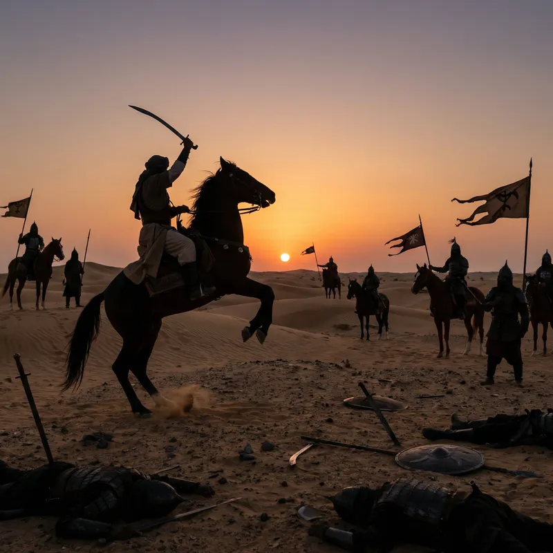 Victorious Warrior of the Jahiliyyah Battlefield Victorious Warrior of the Jahiliyyah Battlefield