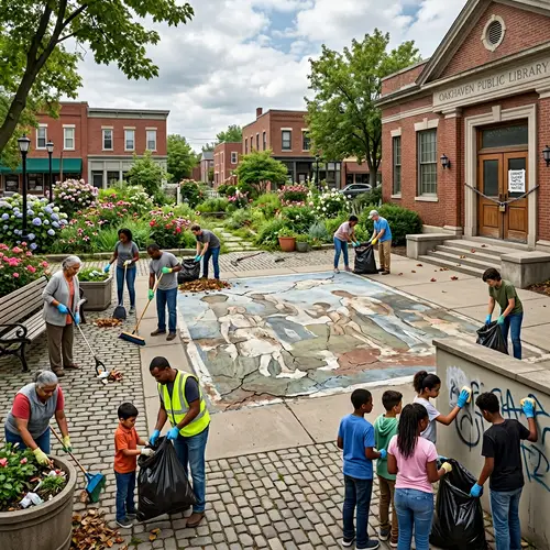 Community Cleanup Scene Reveals Missing Opportunities