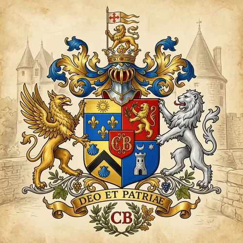 CB Family Crest - Noble Heritage from South France