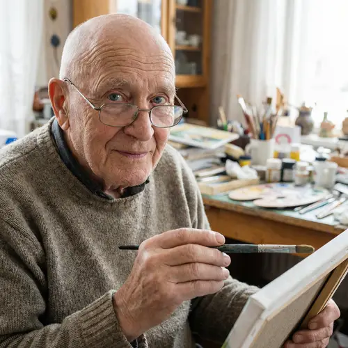 Self Portrait of an 85-Year-Old Man