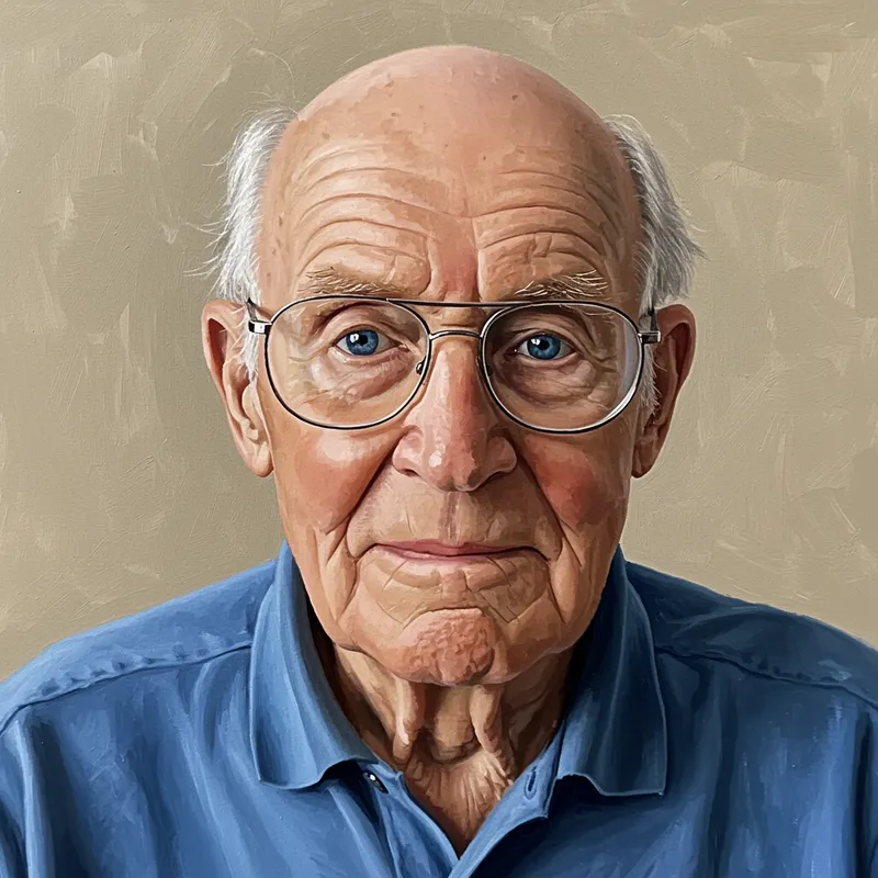 Self Portrait of an 85-Year-Old Man