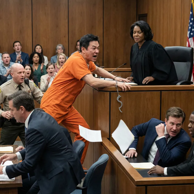 Chaos in the Courtroom: Prisoner Attacks Judge