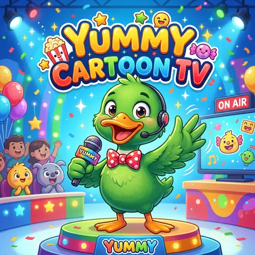 Charming Green Duck - Yummy Cartoon TV Avatar
