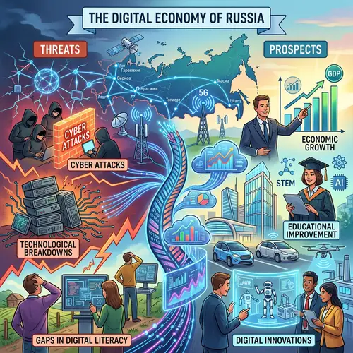 Digital Economy of Russia: Threats and Prospects