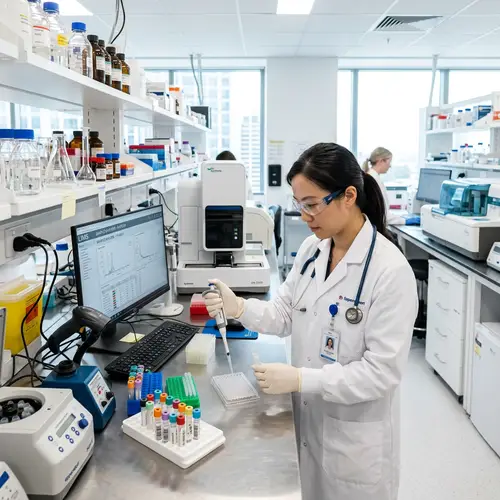 Medical Analysis Laboratory HD Quality Photo