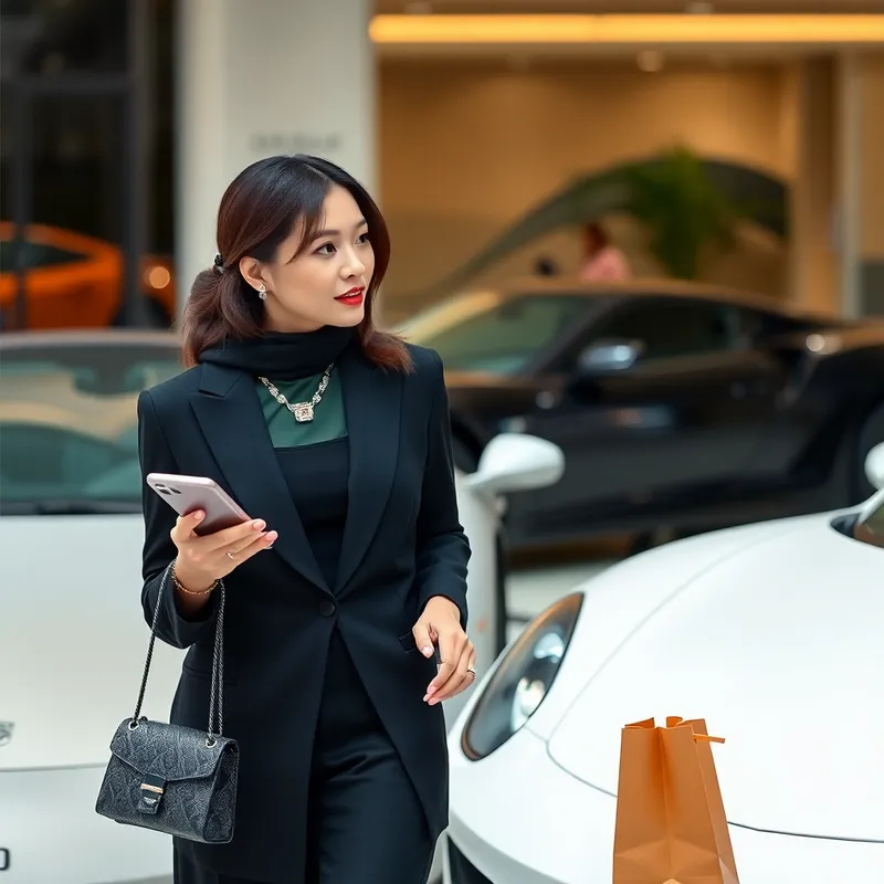 Deciding on Luxury: Asian Lady & Dreams of Sports Cars