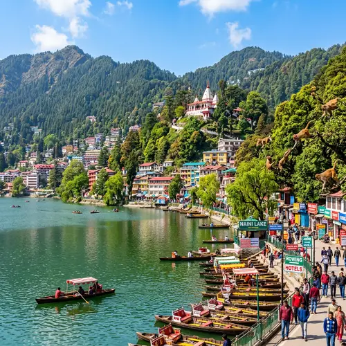 Explore Nanital's Serene Beauty | Naini Lake, Naina Devi Temple