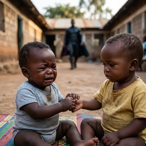 Resilience and Innocence: Heartfelt Moment with Superhero Ken