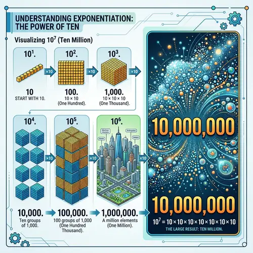 10 to the Power of 7: Understanding Exponentiation