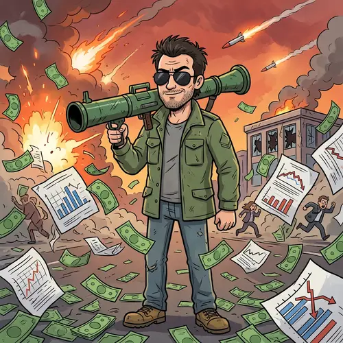 Ricky the Rocket Launcher Cartoon Character