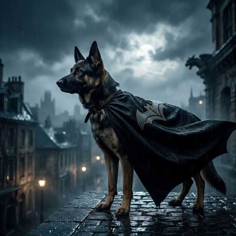 Batman Cape Dog: A Superhero Pup's Bravery