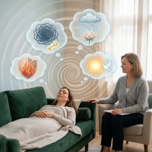 Exploring Emotions: Hypnotherapy's Hidden Meanings in a Calm Environment