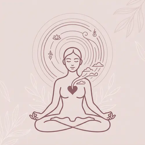 Tranquil Hypnosis & Mindfulness Emotion Management Illustration