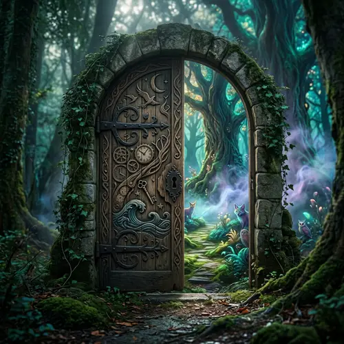 Intricately Crafted Dream Symbols Door: A Gateway to the Unconscious Mind