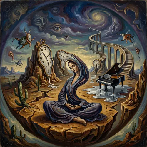 Surreal Dreamscape Oil Painting: Unleashing the Power of the Unconscious Mind