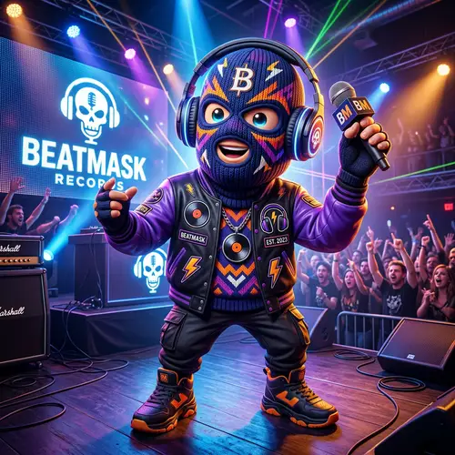 Musical Brand Mascot: The Ski Mask Icon