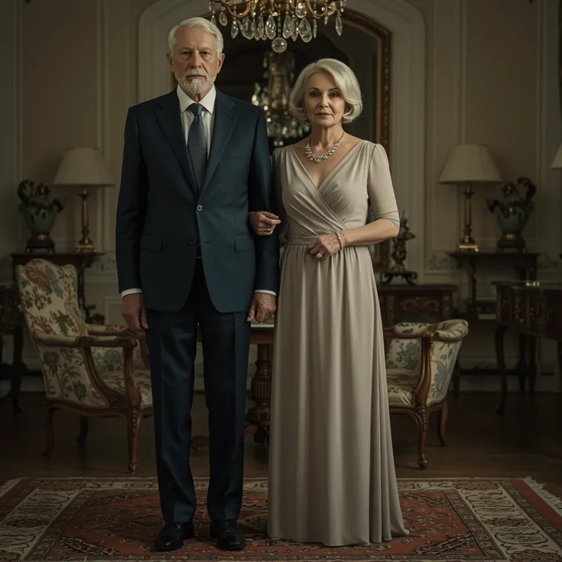 Elegant Old Money Style Couple Photo