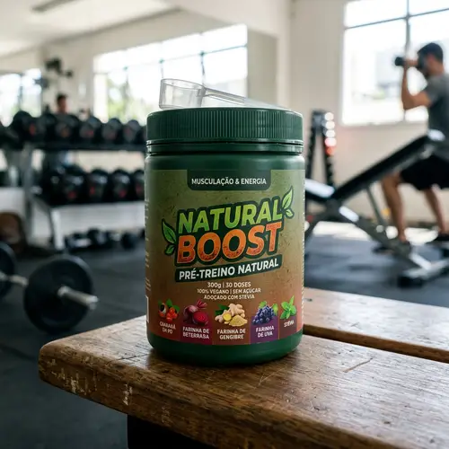 Natural Pre-Workout Supplement with Guarana & Beetroot