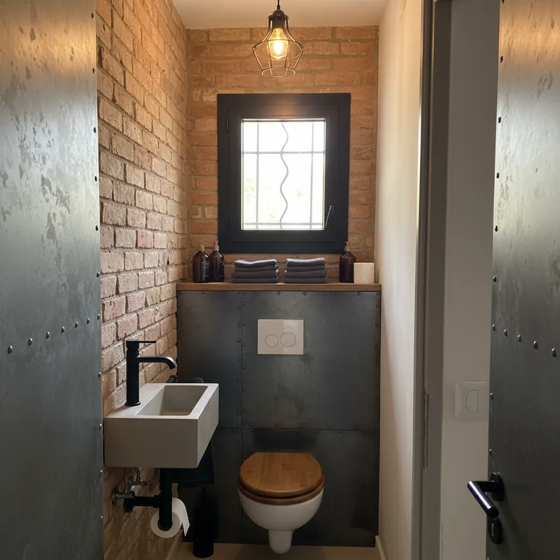 Industrial Style Toilet Design Ideas