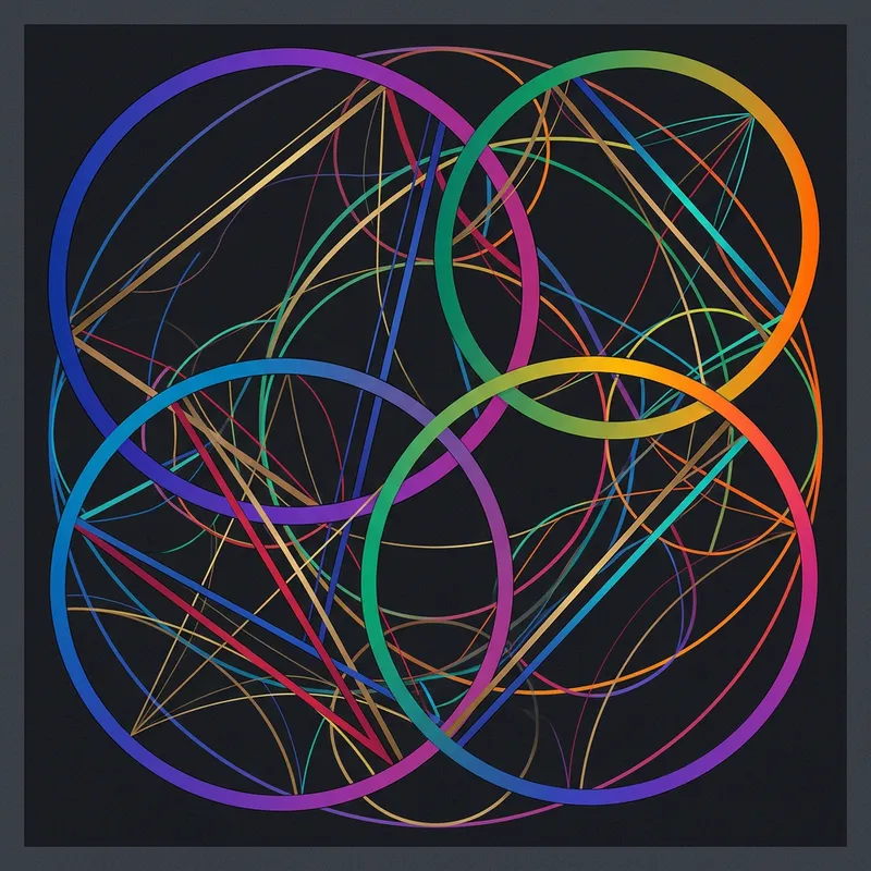 Unique Circle Art Design with Chords, Arcs, and Angles | Geometric Abstract Unique Circle Art Design with Chords, Arcs, and Angles | Geometric Abstract