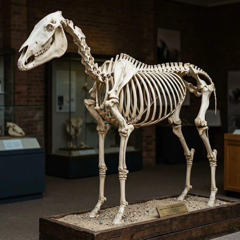 Photorealistic Horse Skeleton Rendering
