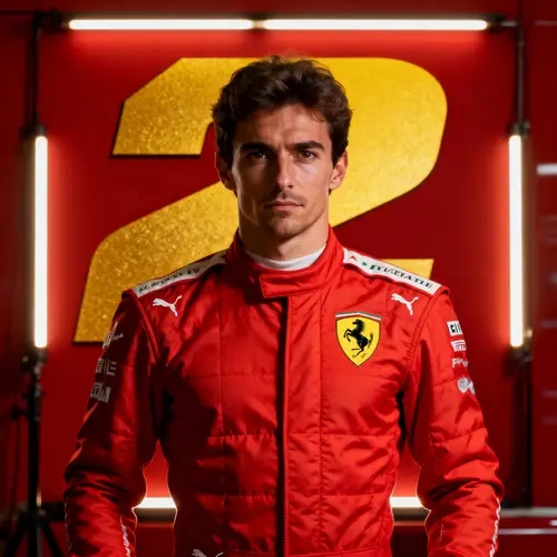 Hyper-Realistic Ferrari F1 Driver Portrait