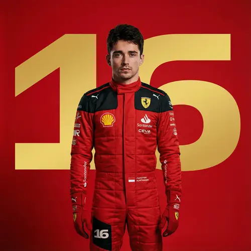 Hyper-Realistic Ferrari F1 Driver Portrait
