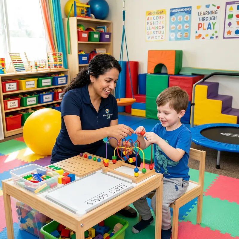 Child Occupational Therapist - Playful Therapy Room