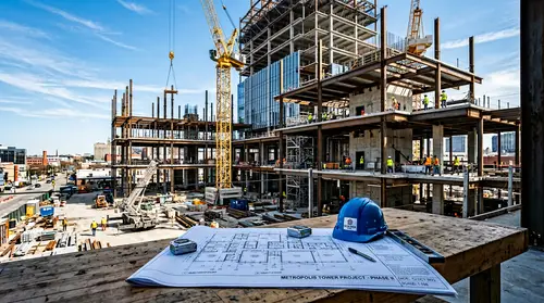 Premium Construction Company Background Image